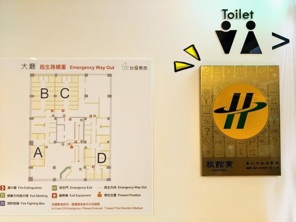 Taiwan Youth Hostel & Capsule Hotel Taipei Exteriör bild